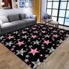 Carpets 3D Black/red Striped Living Room Carpet Geometric Printing Bedroom Large Area Modern Home Decoration DT58