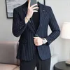 Men's Suits 2024 Large Size Suit Single Breasted Casual Fashion Business Slim Gentleman Professional Dress Coat Free Ironing