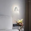 Wall Lamp AOSONG Contemporary Indoor Living Room Bedroom Bedside Nordic Art El Corridor Hallway