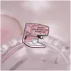 Cartoonaccessoires grappige roze serie Trash Computer Water Dispenser Email Pins retro schattige broches Rapel Badge sieraden rugzak CL DHXRE