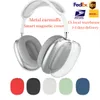 Pour AirPods Max Bluetooth Accessoires Accessoires Airpodpro Max Ectone sans fil de qualité supérieure ANC Metal Shelicone Héros de protection anti-dépôt