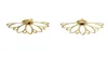 Stud Earrings Original 925 Sterling Silver Gold Colors Plain Fine Flower Women Jacket Earring Studs4729922