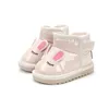 Boots Enfants Fashion Girls Baby Pu Shoes Outdoor marche