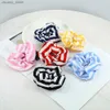 Bands de caoutchouc à cheveux vagues Stripe Hair Band Scrunchie Accessoires coréens TRENDY SIMPLE Large Hair Tie à tête élastique High Elastic Girl Femmes Pondeur Pondière Y240417