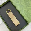 2024 High Quality Keychain Classic Exquisite Luxury Designer Car Keyring Zinc Alloy Letter Unisex Lanyard Gold Black Metal Small Jewelry With original box