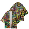 Vêtements ethniques Summer Kimono japonais pour hommes / femmes HARAJUKU PAISLEY MODÈLE COMMENTAIRES CHEMIS CHEAUX CHAMTS BATTOW