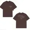 2023 Summer Navy Blue Cole Buxt T-shirt Men Femmes Femmes Heavy Tabinet Tee Tee Tee Classic Slogan Imprimé CB CHERF
