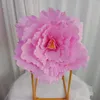 装飾的な花50cmジャイアントPEフォームローズシミュレーション牡丹偽花の背景壁ステージパーティーサプライウェディングデコレーション