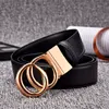 Men Designer Belt Women Belts Luxury heren riem geselecteerd hoogwaardige mode metalen naald gesp gordel retro designer riem mannen brede 33 mm dubbelzijdige riem