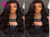 Virgin Malaysian Human Hair Hair Top Top Top Front Wig Body Wave Full Curace Human Hair Phin