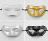 Masquerade Mens Masks Halloween Christmas Masquerade Masks Venetian Dance party Mask Men mask 4 colors MOQ100PCS8960551