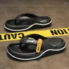 Slippers Plataforma de verano para hombres cómodos sandalias de chanclas zapatos casuales moda suave plano negro al aire libre