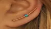 Gold gefüllte Ohrmanschette Opal Perlen Kletterer Ohrringe handgefertigt Boho Oorbellen minimalistische Pendientes Brincos Ohrringe für Frauen3984237