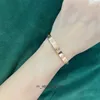 High End designer bangles for carter Bracelet Thick Plated 18K Gold Wide Narrow Full Diamond Six Diamond Four Diamond Full Sky Star for Men and Women Original 1to1 logo