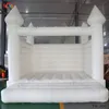 10 / 13ft House de rebond blanc gonflable extérieur PVC Château gonflable / Moon Bounce House / Bridal Bounce House avec souffleur d'air