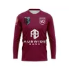 2023 QLD Maroons من السكان الأصليين جيرسي 2023/24 كوينزلاند مارونز الدولة من أصل التذكاري ANZAC التدريب Jersey Size S-5XL