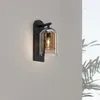 Lampe murale simple LED Industrial Double Glass Double verre personnalisé Salon Entrée Asle Asle Light Lighting Lighting