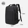 Backpack Andralyn Travel Men Business School Expandable USB Bag Large Capacity 17.3 Laptop Waterproof Fashion