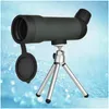 Telescope Binoculars Waterproof 20 X 50 Mini Night Vision Optic Lens Spotting Scope With Retractable Tripod Stand For Cam Drop Deliver Dhha3