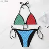 Designers designers de camisetas Bikinis Conjuntos de fossas de banho com pulseira clara femininas ternos de banho nadar desgaste praia mulher moda de banho biquini mixed Brands modear