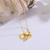 Eenvoudige luxe tiffenny merk hanger ketting t jia di boutique sieraden Valentijnsdag cadeau -envelop