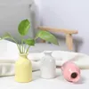 Wazony 1PC Wzór kwiatowy wazon ceramiczny makaron kolor garnku nordycki styl domowy salon dekoracja mini mini