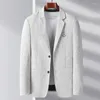 Suisse pour hommes Fashion Business All-in-One Gentleman confortable Tendance Wedding Version coréenne de British Style Hébergement décontracté Blazer