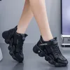 Sapatos casuais moda malha feminina tênis clunky esportes femininos executando um tênis de designer atlético de ginástica de ginástica respirável sapato