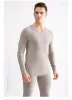 Mens Thermal Underwear Traceless Fever Sweater tunn varm ärm V-ringningsuppvärmning Drop Delivery Apparel OT0IG