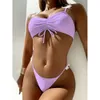 Ny 2024 Instagram Style Women's Sexy Split Swimsuit Bikini F41716