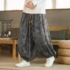 Calça masculina Corduroy Men Harajuku Casual estilo elástico da cintura Sweatpante Woman Wide Leg Streetwear Big Size 5xl