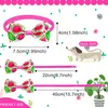 Hundekleidung 20pcs Sommerversorgungen Dünndfliege Hunde Haustiere pflegen Accessoires Welpen Bowties für