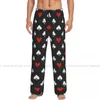 Herren -Nachtwäsche -Kartenanzüge Poker Herren Pyjamas Pyjamas Hosen Lounge Schlafboden