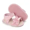Sandalen zomer geboren babymeisjes prinses eerste wandelaars schoenen zachte zool ademende strand slippers 0-18m