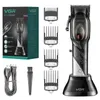 Original VGR Professionelles Haar Trimmer für Männer Verstellbarer Körper Bart Haar Clipper Elektrische elektrische wiederaufladbare Haarschnittmaschine Friseur 240412