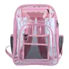 Ryggsäck fashionabla senaste college stil bekväma vattentäta stora kapacitet transparent mochila pvc