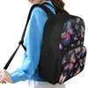 Bolsas escolares mochilas infantis mochila fofa de borboleta impressa crianças para meninas back mack school school school bookbag bag saco de livros