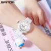 Armbanduhren Sanda Casual Mody Women Quartz Watch Womens Watches Weekly Kalender Display Silikon 9062