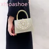 Handbag Luxury Designer Shoulder Bag Women's Crystal Handbag Metal Beads Sparkling Diamond Celebrity Underarm Bag Crossbody Women's Wallet Luxury Shopping 102