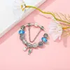 Charm Bracelets BRACE CODE DIY Handmade Jewelry Shell Pearl Pendant With Glazed Luminous Beads Brand Women's Bracelet Direct Sale