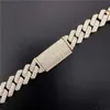 10k Real Gold Giollo Solido Iced Out Diamonds Lab Hip Hop Hop Moissanite Mens Cuban Chain