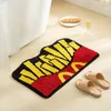 Coups de tufting tapis Bathmat Soft Fluffy Cartoon Aliments Aliments Salle de bain côté côté afflux de tapis antidérapant