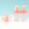 Garrafas de armazenamento 1pcs 5ml de tubo de sorvete de brilho labial vazio garrafa recarregável para contêiner DIY Tubos portáteis de gloss