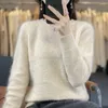 Kadınların Sweaters Sweater Erken Bahar Örme Top Vinn Kaşmir Külot Rahat Gevşek Yuvarlak Boyun Giysileri