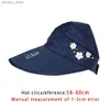 Visors 1PC Golf Sun Cap Womens UPF 50+ Ochrona UV Wide Brim Beach Sun Hat Hats For Women Żona Dziewczyny Prezent Uulticolor Fashion Y240417