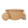 Bolsas de noite Fanny Pack Purse for Women Girl Crossbody Saco de ombro de ombro ajustável