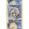 Designer orologio orologi meccanici automatici di lusso femmina 26231or originale materiale in oro rosa 18k a bordo diamante 37 mm orologio da polso l84y