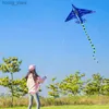 Kites de avión Yongjian con mango y línea para niños Buenas cometas voladoras para niños de 8 a 12 cometas de deportes de diversión al aire libre Y240416