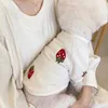 Vêtements pour chiens automne hiver saignement en peluche de animaux de compagnie chaude plie à sweat à sweat à sweat de chat veste mode bichon en peluche