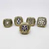 Rugby -Meisterschaftsring Dallas Cowboys Gedenkring -Ring -Set von 5 Herren -Legierungs -handgefertigten Ring